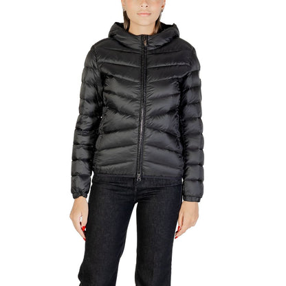 Hooded Windbreaker Jacket by Colmar Originals for women in polyamide black features an enduring silhouette, showcasing technical thermal, lightweight, hooded, insulated & windproof and a sophisticated hooded neckline for a truly enduring aesthetic.