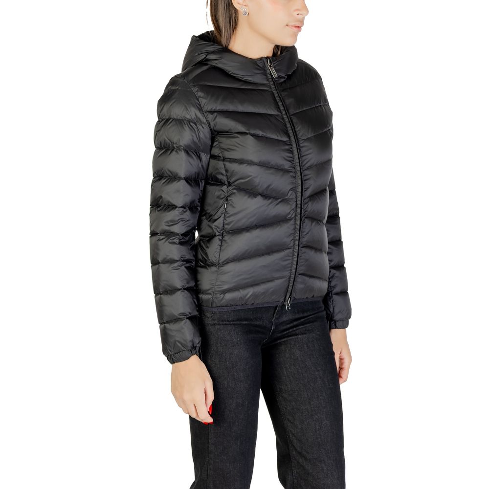 Hooded Windbreaker Jacket by Colmar Originals for women in polyamide black features an magnificent silhouette, showcasing the sophisticated hooded neckline and functional thermal, lightweight, hooded, insulated & windproof for a premium, magnificent look.