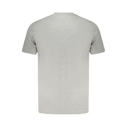 T-Shirt by Calvin Klein for men in cotton gray features an on trend silhouette, perfectly showcasing a on trend and for an elevated aesthetic.
