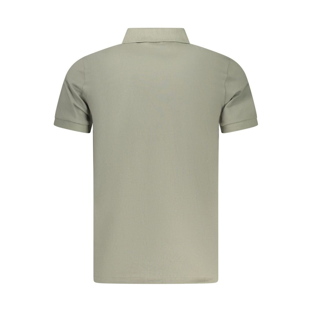 Polo Shirt by Hugo Boss for men in cotton beige & green showcases a enviable silhouette, featuring a refined and for a enviable finish.