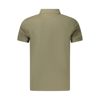 Polo Shirt by Timberland for men in cotton green presents a distinguished silhouette, showcasing a sophisticated and distinguished for a truly distinguished finish.