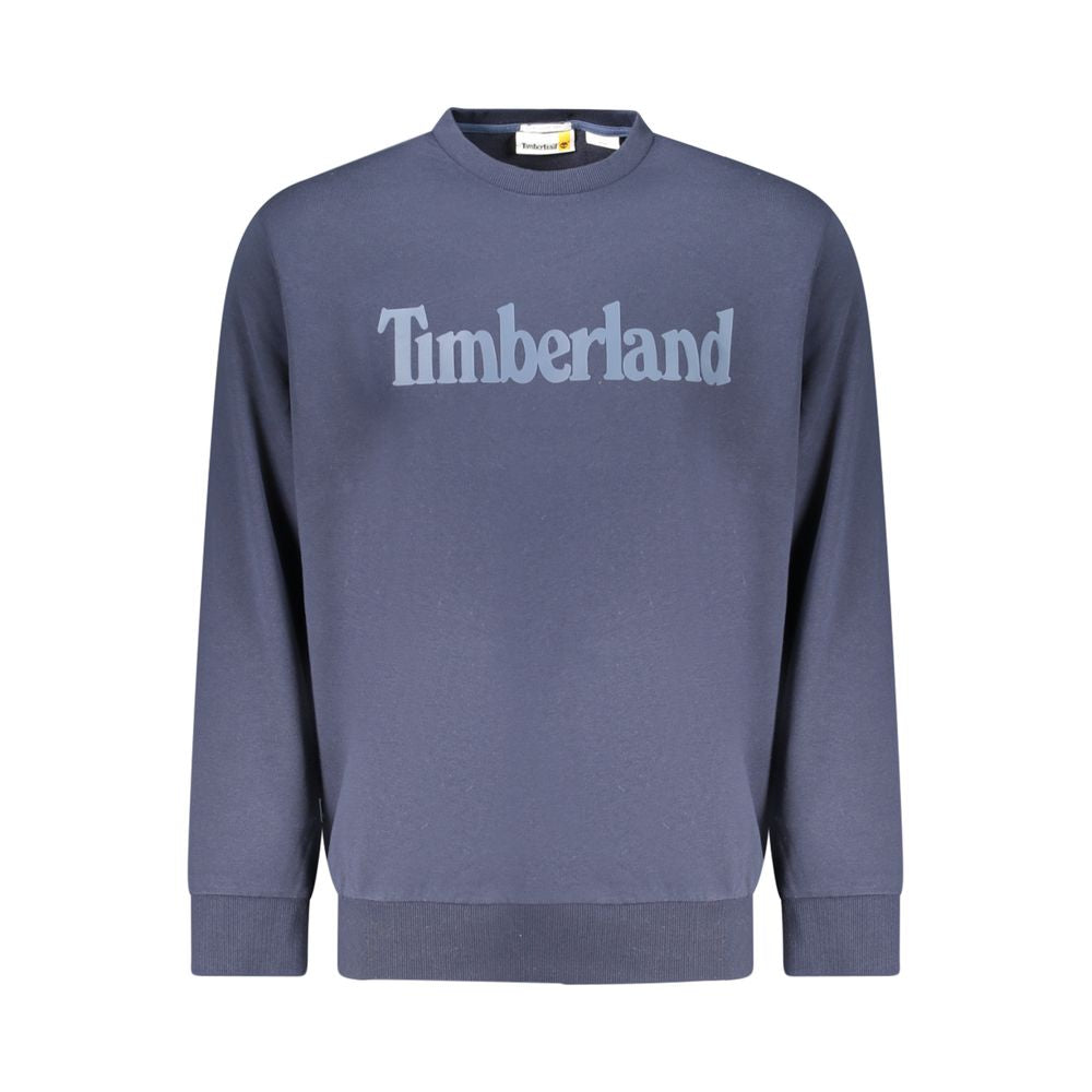 Sweatshirt by Timberland for men in cotton polyester blue features an enviable silhouette, showcasing a premium and refined for a truly enviable finish.