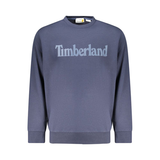 Sweatshirt by Timberland for men in cotton polyester blue features an enviable silhouette, showcasing a premium and refined for a truly enviable finish.