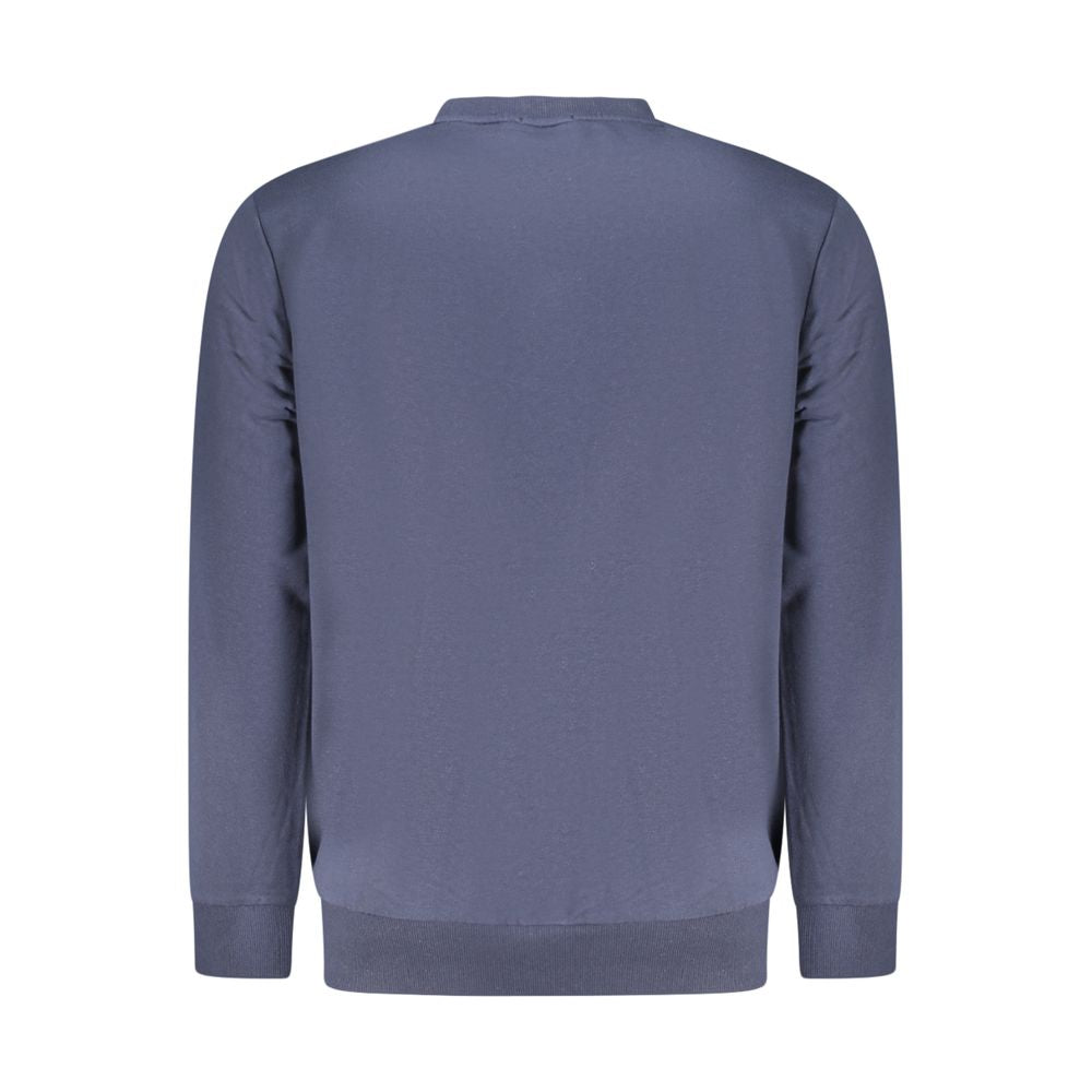 Sweatshirt by Timberland for men in cotton polyester blue features an provocated silhouette, detailed with a provocated and a refined for a sophisticated aesthetic.