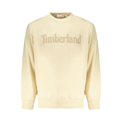 Sweatshirt by Timberland for men in cotton polyester beige presents a smart casual silhouette, featuring a smart casual and for a sophisticated look.