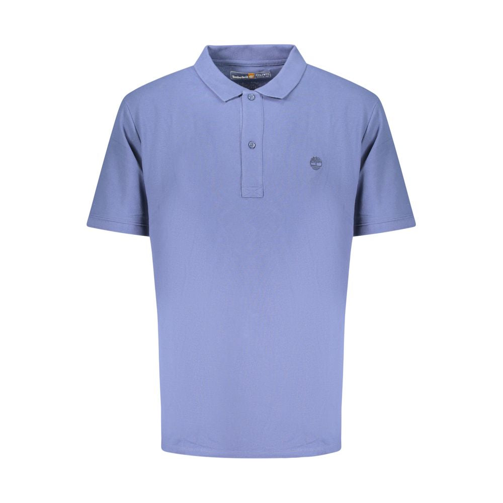 Polo Shirt by Timberland for men in cotton blue features a eye catching silhouette, showcasing a refined and for a eye catching finish.
