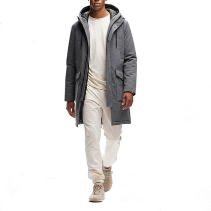 Herno Gray Cashmere Coat