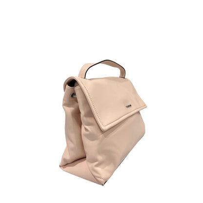 Shoulder Flap Bag by Twinset for women in polyurethane black, multicolor, pink & silver presents a statuesque silhouette, showcasing a secure flap, magnetic & button and statuesque built-in-compartments with versatile shoulder-strap & adjustable-strap for a sophisticated look.