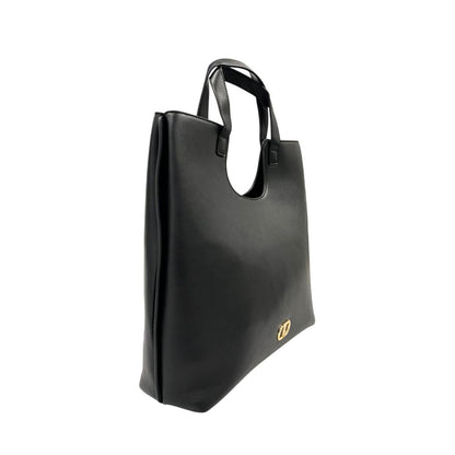 Shoulder Bag by Twinset for women in polyurethane black & gold features a statuesque silhouette, showcasing a secure zipper and statuesque built-in-compartments with versatile shoulder-strap & adjustable-strap for a statuesque finish.