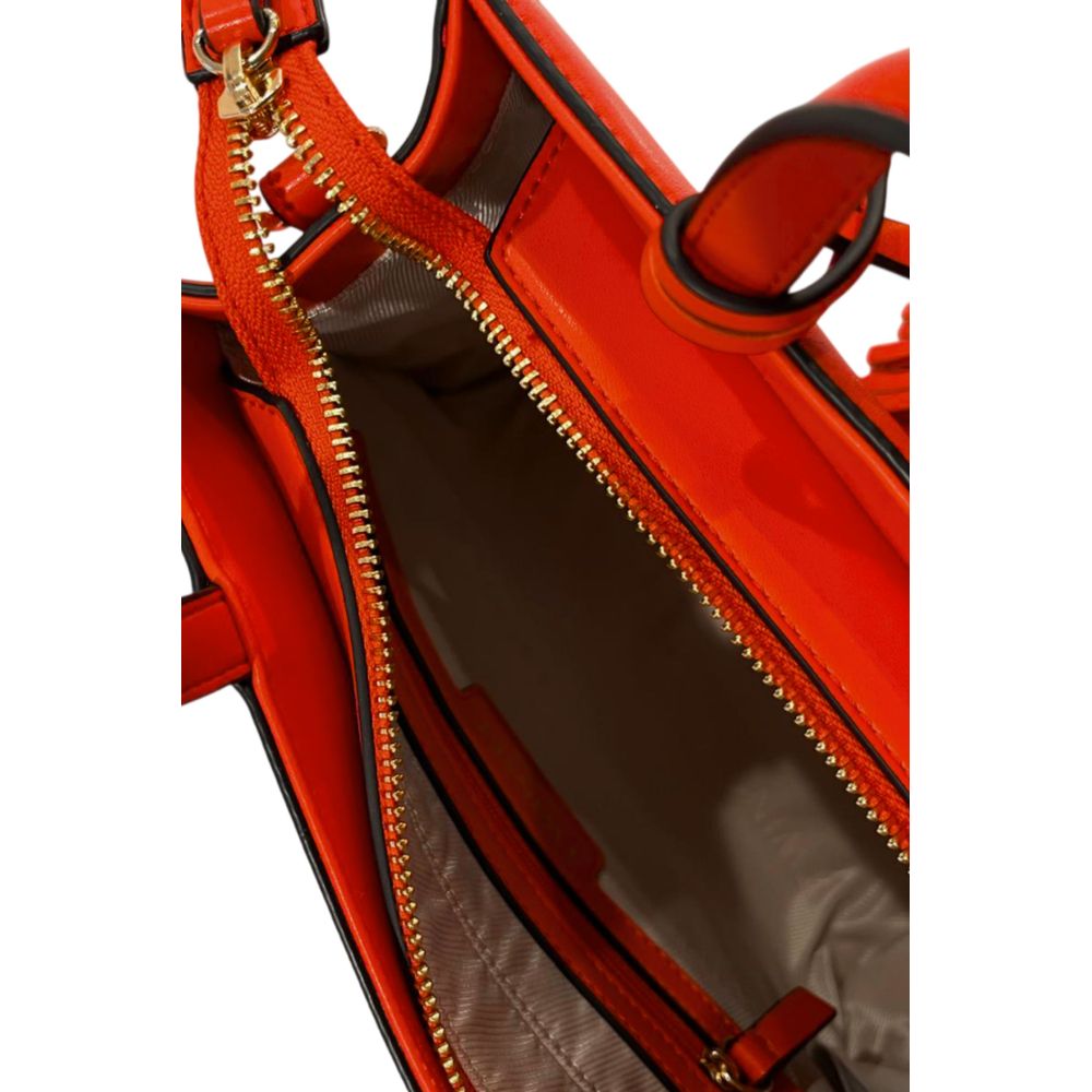Shoulder Bag by Twinset for women in polyurethane faux leather gold & orange features a effortless sophistication silhouette, secured by a zipper with ample and versatile for a effortless sophistication finish.