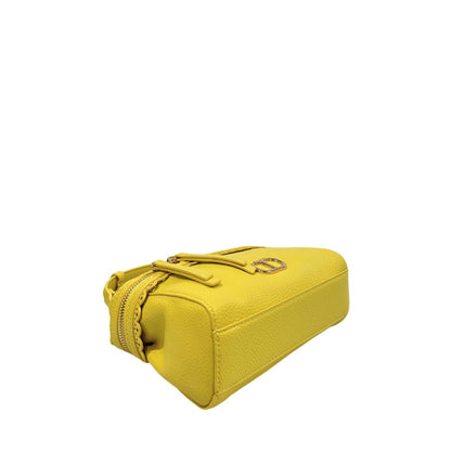 Mini Shoulder Bag by Twinset for women in polyethylene bicolour & gold showcases a statuesque silhouette, artfully detailed with a secure zipper, organized , and versatile shoulder-strap & adjustable-strap for a statuesque look.
