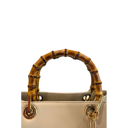 Shoulder Bag by Twinset for women in polyurethane beige, gold, purple & signature presents a statuesque silhouette, showcasing a secure zipper and statuesque built-in-compartments with versatile shoulder-strap & adjustable-strap for a sophisticated look.