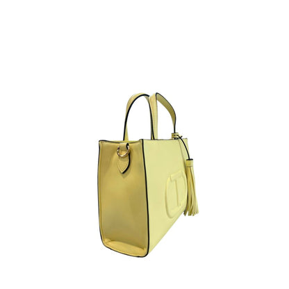 Shoulder Bag by Twinset for women in polyethylene bicolour & gold features a effortless chic silhouette with a secure zipper, ample built-in-compartments, and versatile shoulder-strap & adjustable-strap for a effortless chic finish.