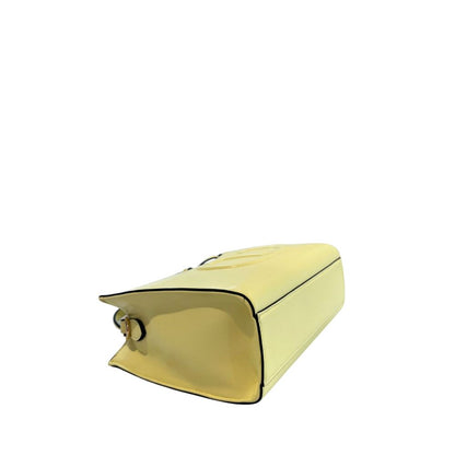 Shoulder Bag by Twinset for women in polyethylene bicolour & gold features a stately silhouette, showcasing a secure zipper, ample built-in-compartments, and stately shoulder-strap & adjustable-strap for a stately finish.