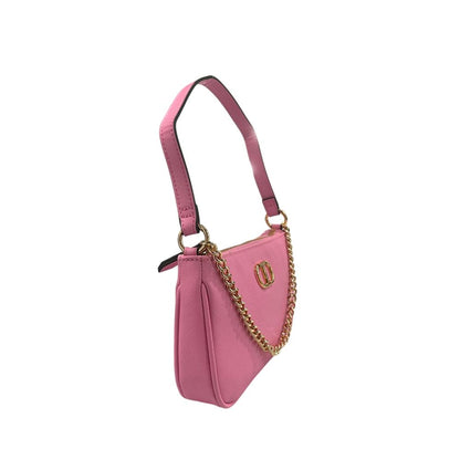 Shoulder Clutch Handbag by Twinset for women in polyethylene multicolor features a statuesque silhouette, showcasing a secure zipper and organized built-in-compartments with versatile shoulder-strap for statuesque evening wear.