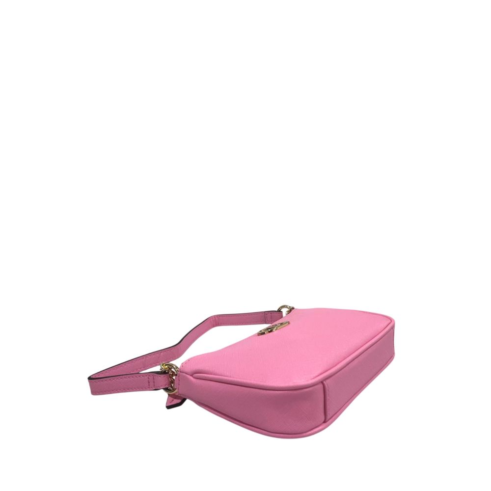 Shoulder Clutch Handbag by Twinset for women in polyethylene multicolor showcases a sculptural silhouette, featuring a secure zipper, ample built-in-compartments, and versatile shoulder-strap for a sculptural aesthetic.