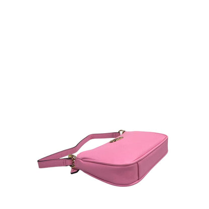 Shoulder Clutch Handbag by Twinset for women in polyethylene multicolor showcases a sculptural silhouette, featuring a secure zipper, ample built-in-compartments, and versatile shoulder-strap for a sculptural aesthetic.