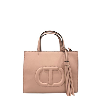 Shoulder Bag by Twinset for women in polyurethane gold, multicolor & pink features a effortless chic silhouette with a secure zipper, ample built-in-compartments, and versatile shoulder-strap & adjustable-strap for a effortless chic finish.
