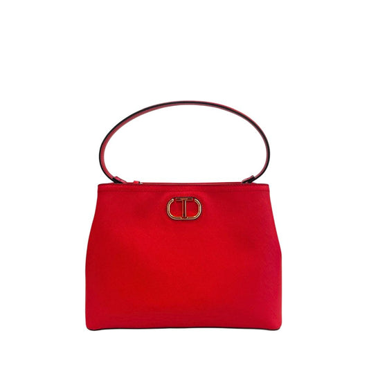 Shoulder Bag by Twinset for women in polyethylene gold & multicolor features an effortlessly chic silhouette with a secure magnetic & button, ample built-in-compartments, and versatile shoulder-strap & adjustable-strap for effortlessly chic everyday luxury.