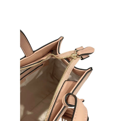 Shoulder Bag by Twinset for women in polyurethane gold, multicolor & pink features a stately silhouette, showcasing a secure zipper, ample built-in-compartments, and stately shoulder-strap & adjustable-strap for a stately finish.