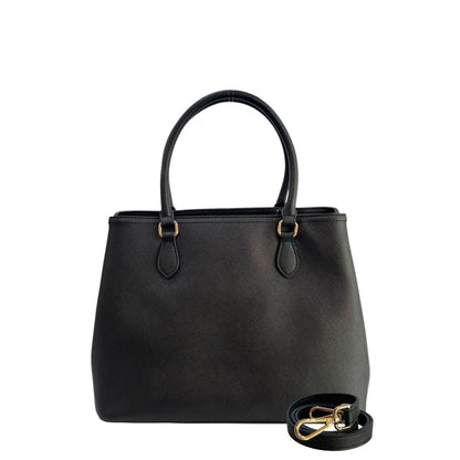 Shoulder Bag by Twinset for women in polyurethane black, gold & yellow features a stately silhouette, showcasing a secure magnetic & button, ample built-in-compartments, and stately shoulder-strap & adjustable-strap for a stately finish.