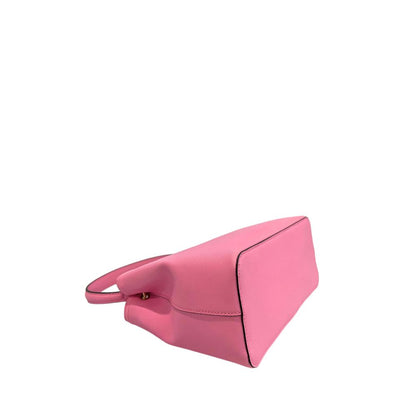 Shoulder Bag by Twinset for women in polyurethane gold, multicolor & pink showcases a statuesque silhouette, artfully detailed with a secure magnetic & button, organized built-in-compartments, and versatile shoulder-strap & adjustable-strap for a statuesque look.