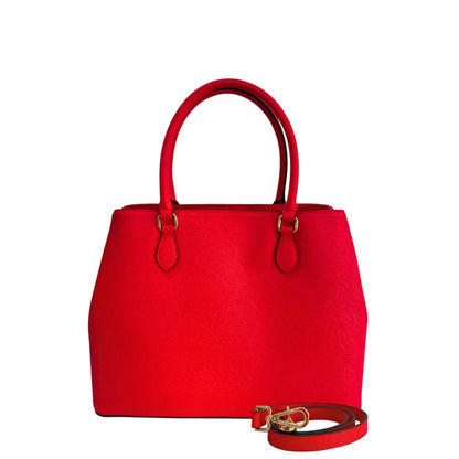 Shoulder Bag by Twinset for women in polyurethane gold, multicolor, red, white & signature showcases a statuesque silhouette, artfully detailed with a secure magnetic & button, organized built-in-compartments, and versatile shoulder-strap & adjustable-strap for a statuesque look.