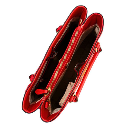 Shoulder Bag by Twinset for women in polyurethane gold, multicolor, red, white & signature features a effortless sophistication silhouette, secured by a magnetic & button with ample built-in-compartments and versatile shoulder-strap & adjustable-strap for a effortless sophistication finish.