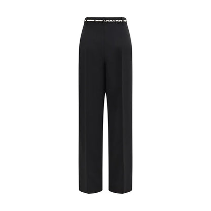 Activewear T-Shirt by Max Mara for women in polyester black & cream features an athletic silhouette with sleeves and a neckline, enhanced by high-performance .