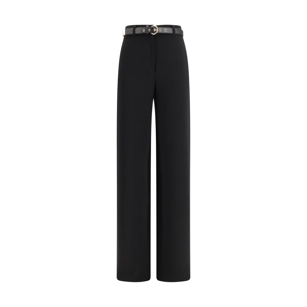 Activewear T-Shirt by Max Mara for women in polyester nappa leather black & ivory features a sporty silhouette with and , showcasing innovative for a sporty finish.