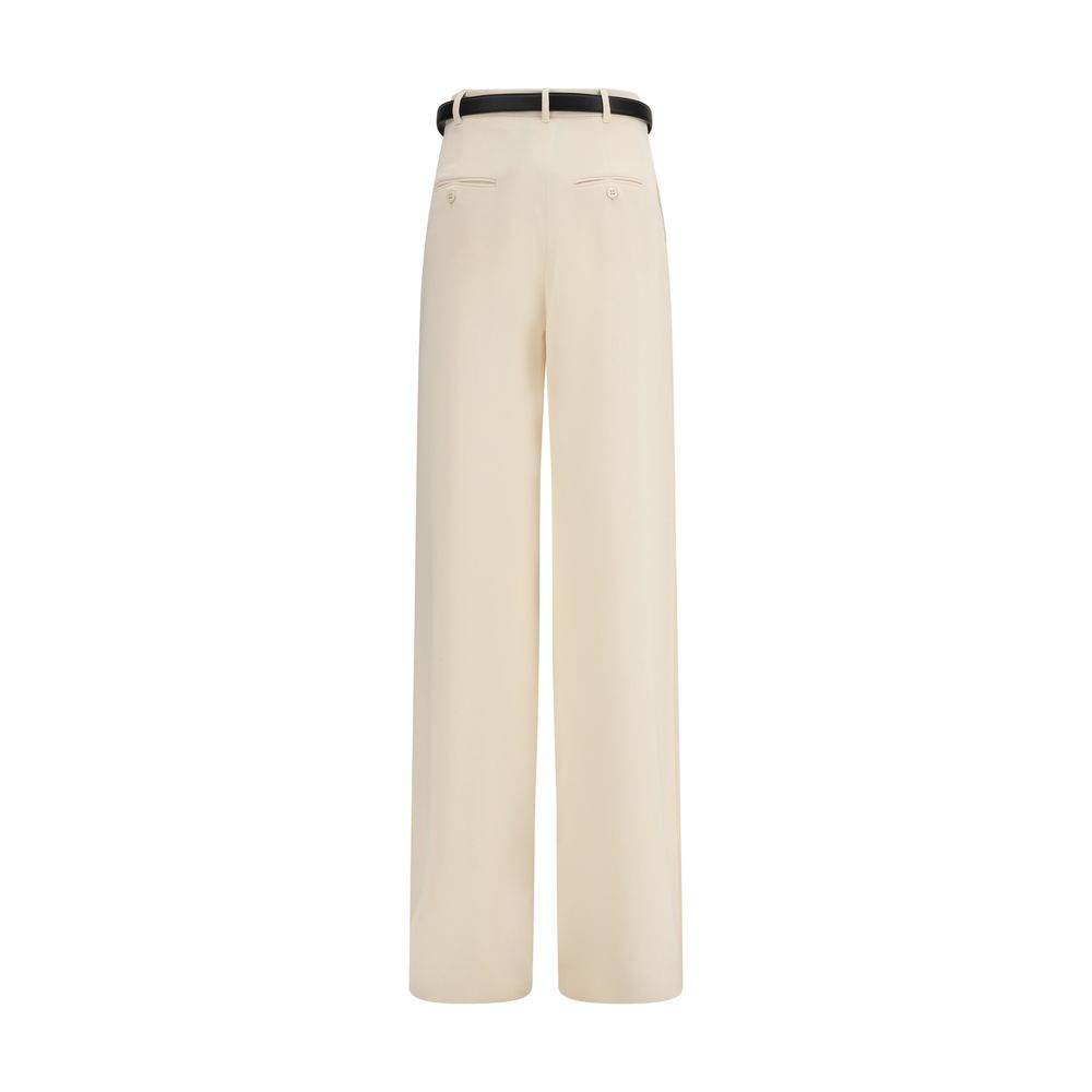 Activewear T-Shirt by Max Mara for women in polyester nappa leather beige & ivory features a versatile silhouette, showcasing a versatile and detailed with high-performance for a premium look.