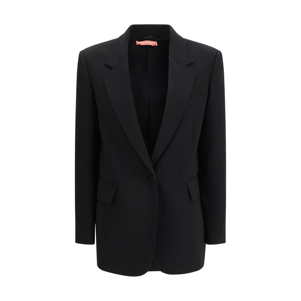 Blazer by Max Mara for women in acetate & polyester black features an stylish silhouette, showcasing a sophisticated and stylish for a truly stylish finish.