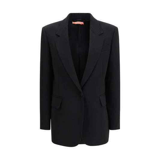 Blazer by Max Mara for women in acetate & polyester black features an stylish silhouette, showcasing a sophisticated and stylish for a truly stylish finish.