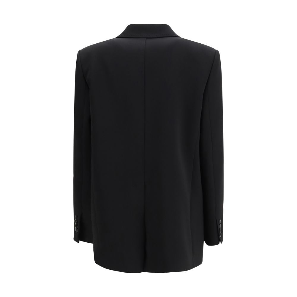Blazer by Max Mara for women in acetate & polyester black features an sartorial silhouette, showcasing a sophisticated and sartorial for a truly sartorial finish.