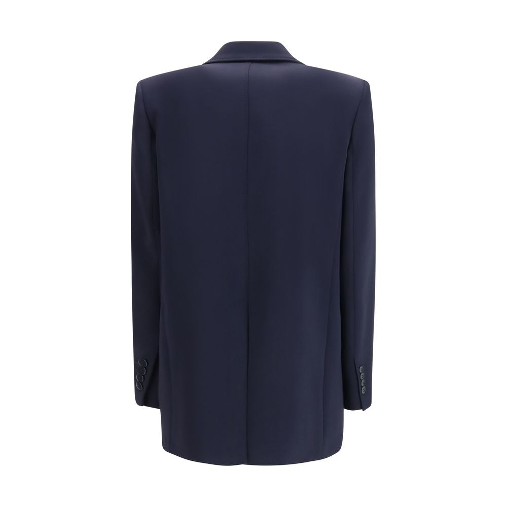 Blazer by Max Mara for women in acetate & polyester blue features an crisp silhouette with sophisticated and a crisp for a truly crisp finish.