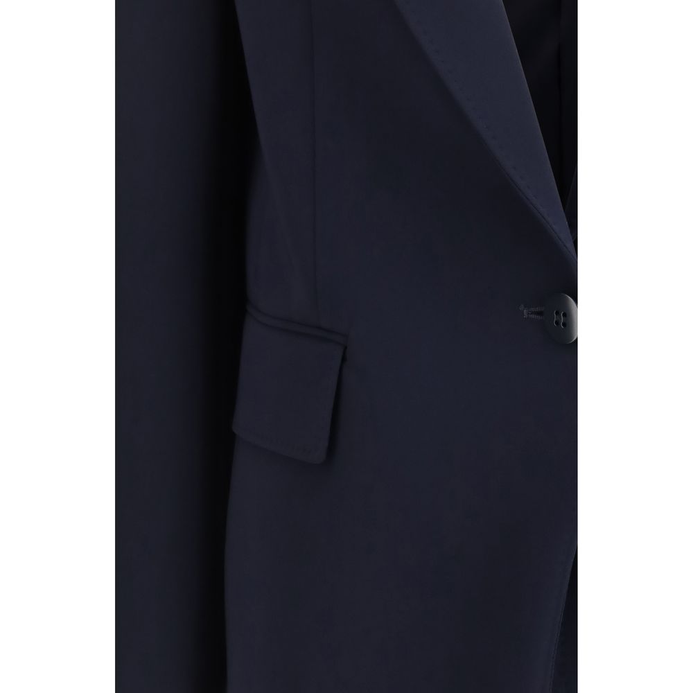 Blazer by Max Mara for women in acetate & polyester blue features an stylish silhouette, showcasing a sophisticated and stylish for a truly stylish finish.
