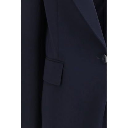 Blazer by Max Mara for women in acetate & polyester blue features an stylish silhouette, showcasing a sophisticated and stylish for a truly stylish finish.