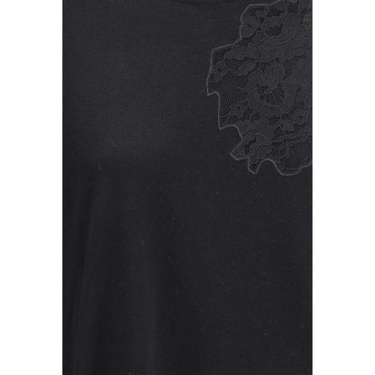 Sweatshirt by Max Mara for women in wool & silk black showcases a slouchy chic silhouette, artfully detailed with a slouchy chic and for a slouchy chic finish.