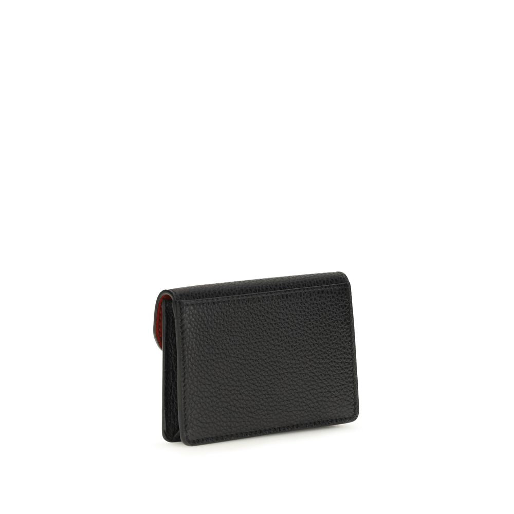 Cardholder Wallet by Ferragamo for women in bos taurus calfskin leather black showcases a enchanting silhouette, artfully detailed with the signature style of the Gancini Bos Taurus Calfskin Leather Cardholder Wallet and functional card-organization.