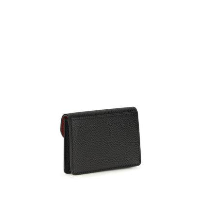 Cardholder Wallet by Ferragamo for women in bos taurus calfskin leather black showcases a enchanting silhouette, artfully detailed with the signature style of the Gancini Bos Taurus Calfskin Leather Cardholder Wallet and functional card-organization.