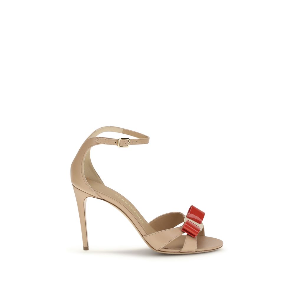 Stiletto Sandals by Ferragamo for women in bos taurus calf leather beige features an effortlessly chic silhouette from the Women's Bos Taurus Calf Leather Stiletto Sandals collection, showcasing a effortlessly chic stiletto and elegant .