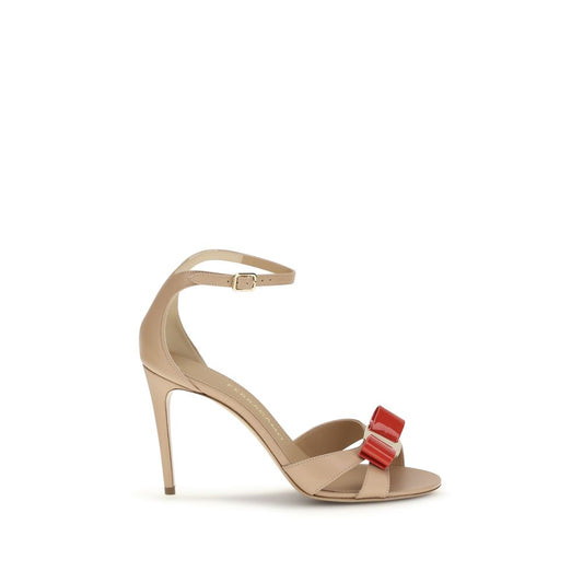Stiletto Sandals by Ferragamo for women in bos taurus calf leather beige features an effortlessly chic silhouette from the Women's Bos Taurus Calf Leather Stiletto Sandals collection, showcasing a effortlessly chic stiletto and elegant .