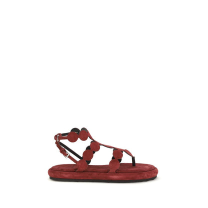 Platform Cage Sandals by Pierre Hardy for women in bos taurus calf suede leather and brown presents a captivating silhouette, showcasing the signature style of the Women's Bos Taurus Calf Suede Leather Platform Cage Sandals with a captivating platform and captivating .