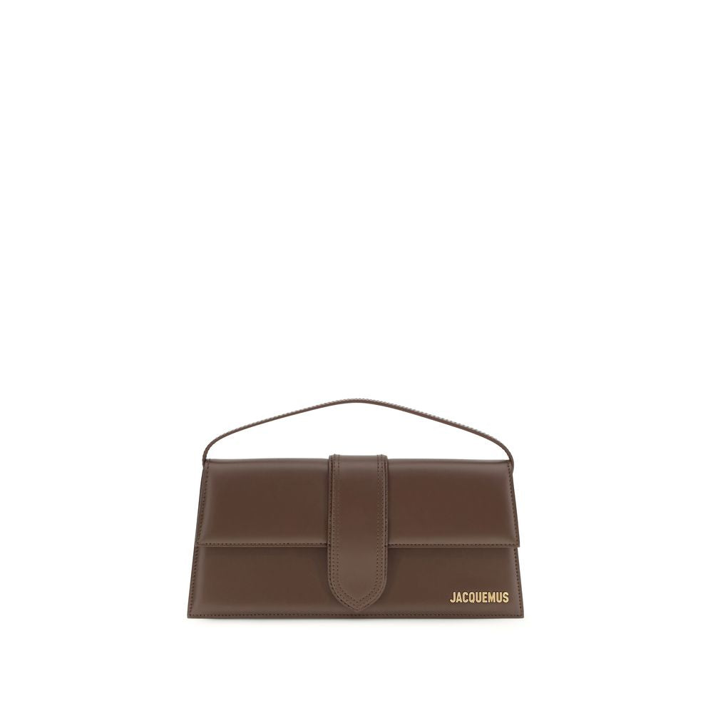 Jacquemus Bambino Bos Taurus Calf Leather Shoulder Flap Bag - Brown Gold