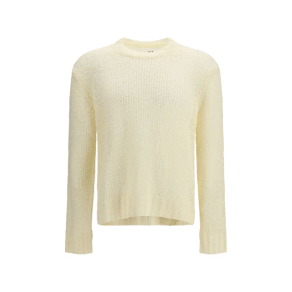Sweatshirt by Jil Sander for men in linen bicolour features a unrivaled silhouette with a refined crew neckline and unrivaled long-sleeve detailing for a sophisticated look.