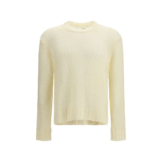 Sweatshirt by Jil Sander for men in linen bicolour features a unrivaled silhouette with a refined crew neckline and unrivaled long-sleeve detailing for a sophisticated look.