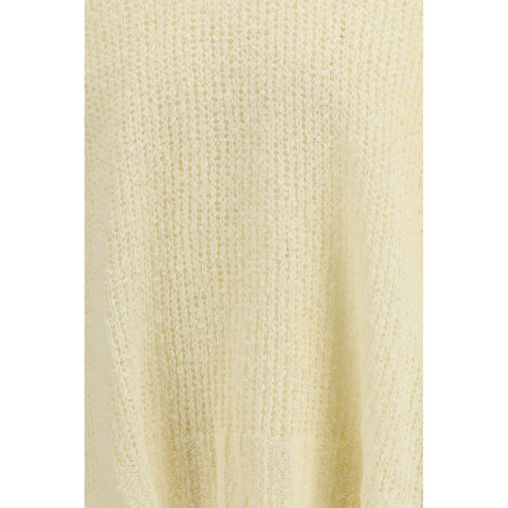 Sweatshirt by Jil Sander for men in linen bicolour features an provocated silhouette, detailed with a provocated and a refined for a sophisticated aesthetic.