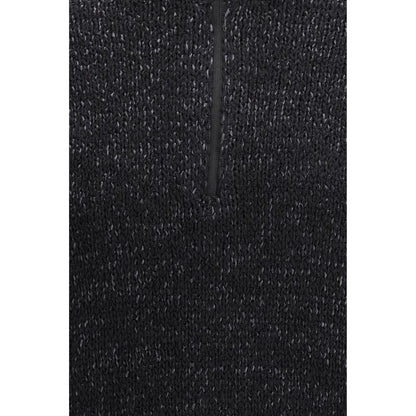 Sweatshirt by LAMINAR for men in polyamide cotton black presents a smart casual silhouette, featuring a smart casual and for a sophisticated look.