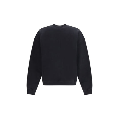 Sweatshirt by Dsquared² for men in cotton black & signature features an magnificent silhouette, showcasing a sophisticated crew neckline and detail for a truly magnificent finish.