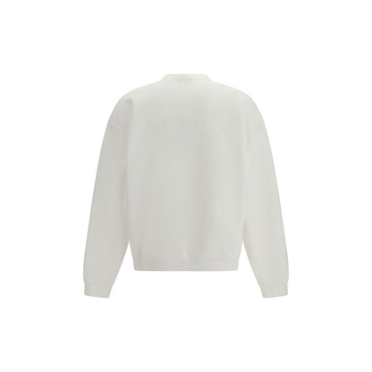 Sweatshirt by Dsquared² for men in cotton white features a unrivaled silhouette with a refined and unrivaled detailing for a sophisticated look.